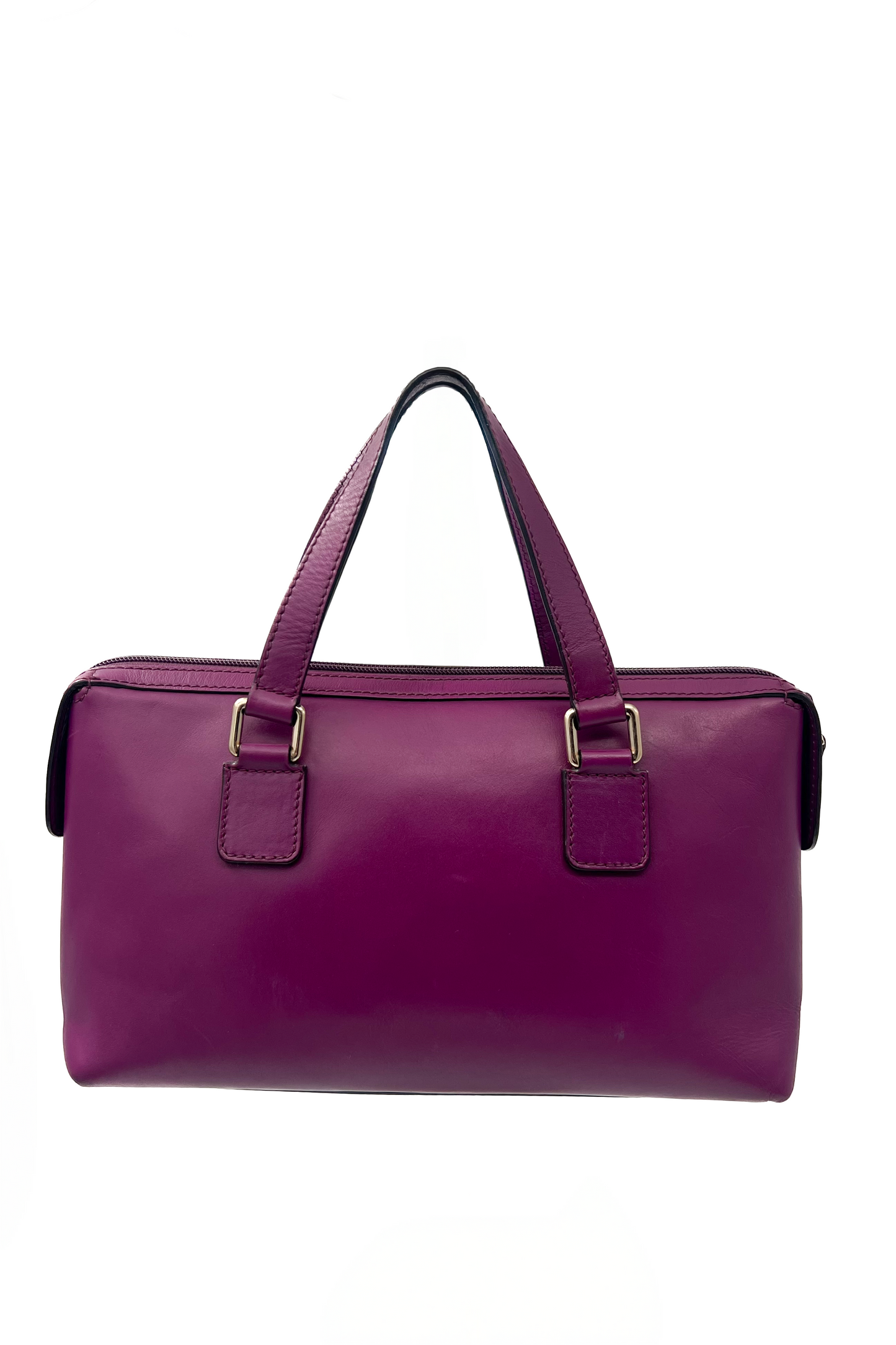 Vintage Purple Leather Bag
