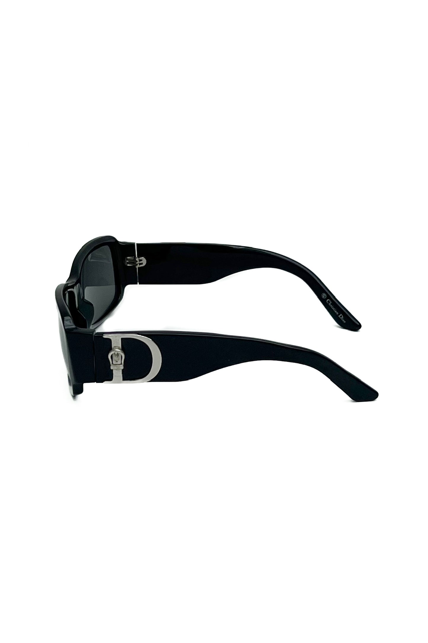 Vintage Black Silver Logo Cottage 3 Sunglasses