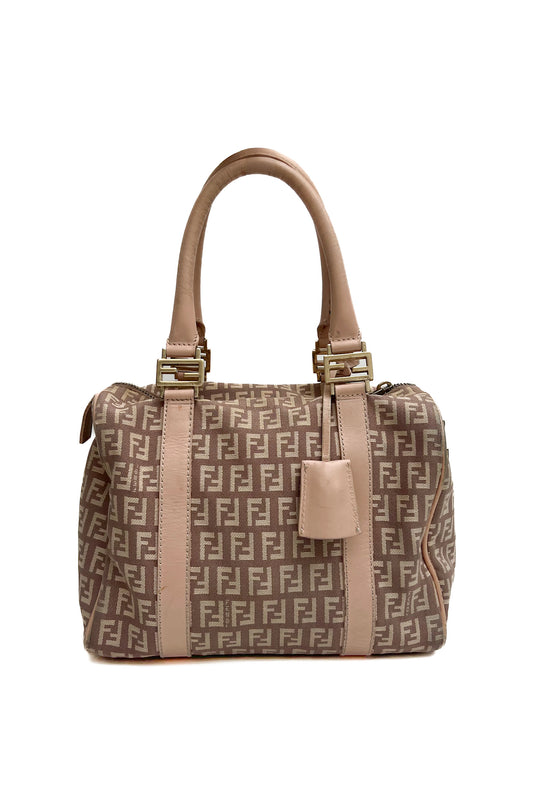 Vintage Nude Zuchino Boston Bag
