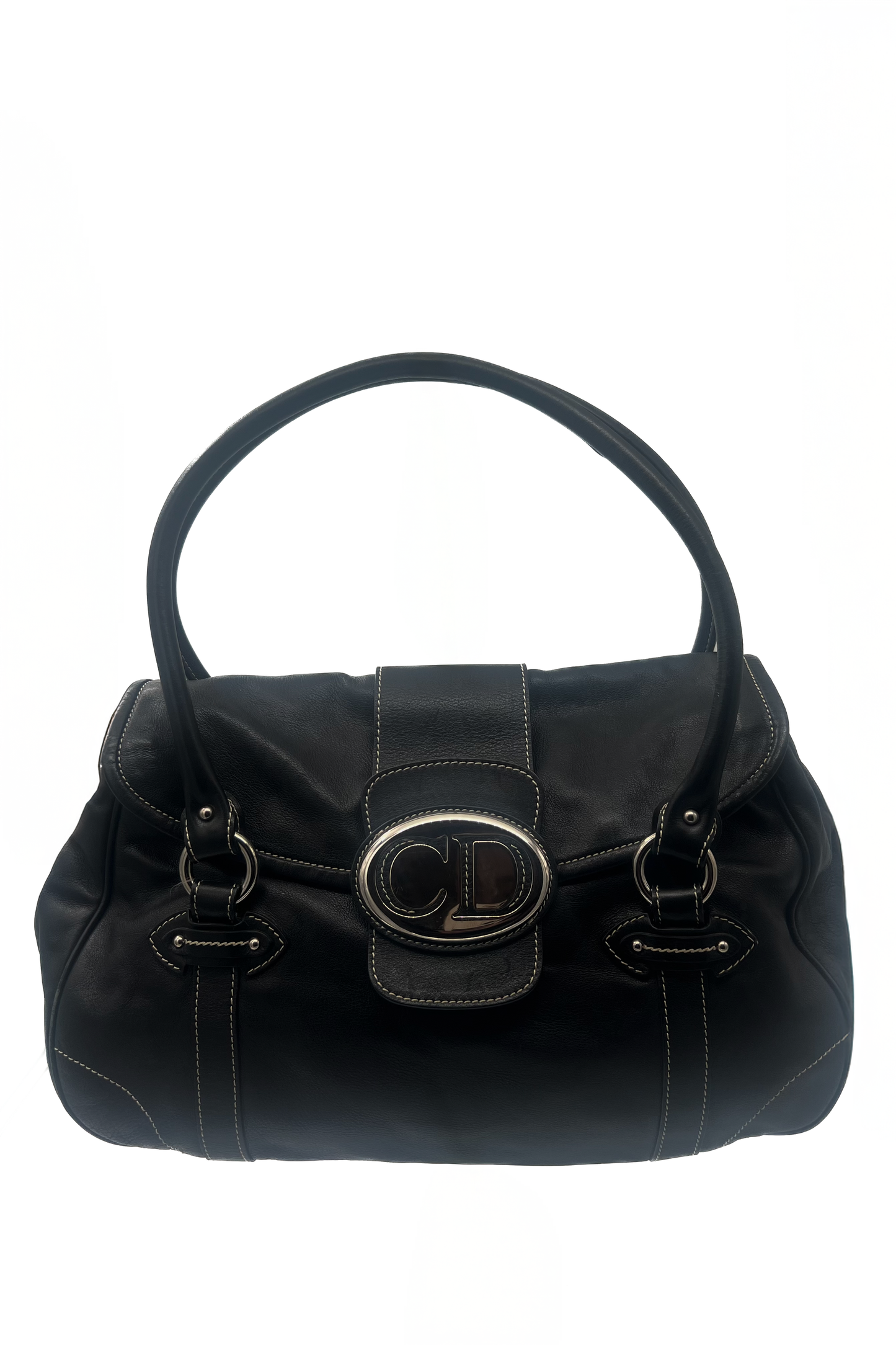 Vintage ST. Germain Black Leather Bag