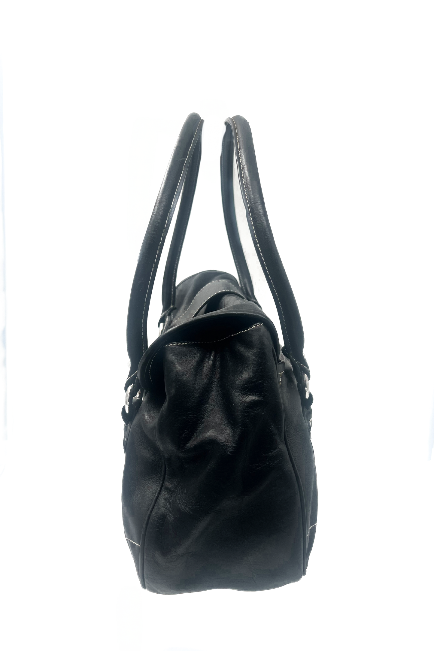 Vintage ST. Germain Black Leather Bag