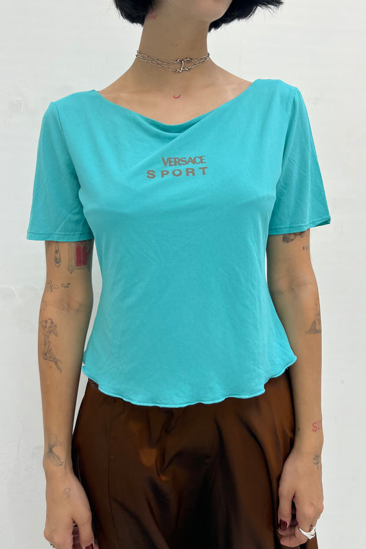 Vintage Turquoise Top