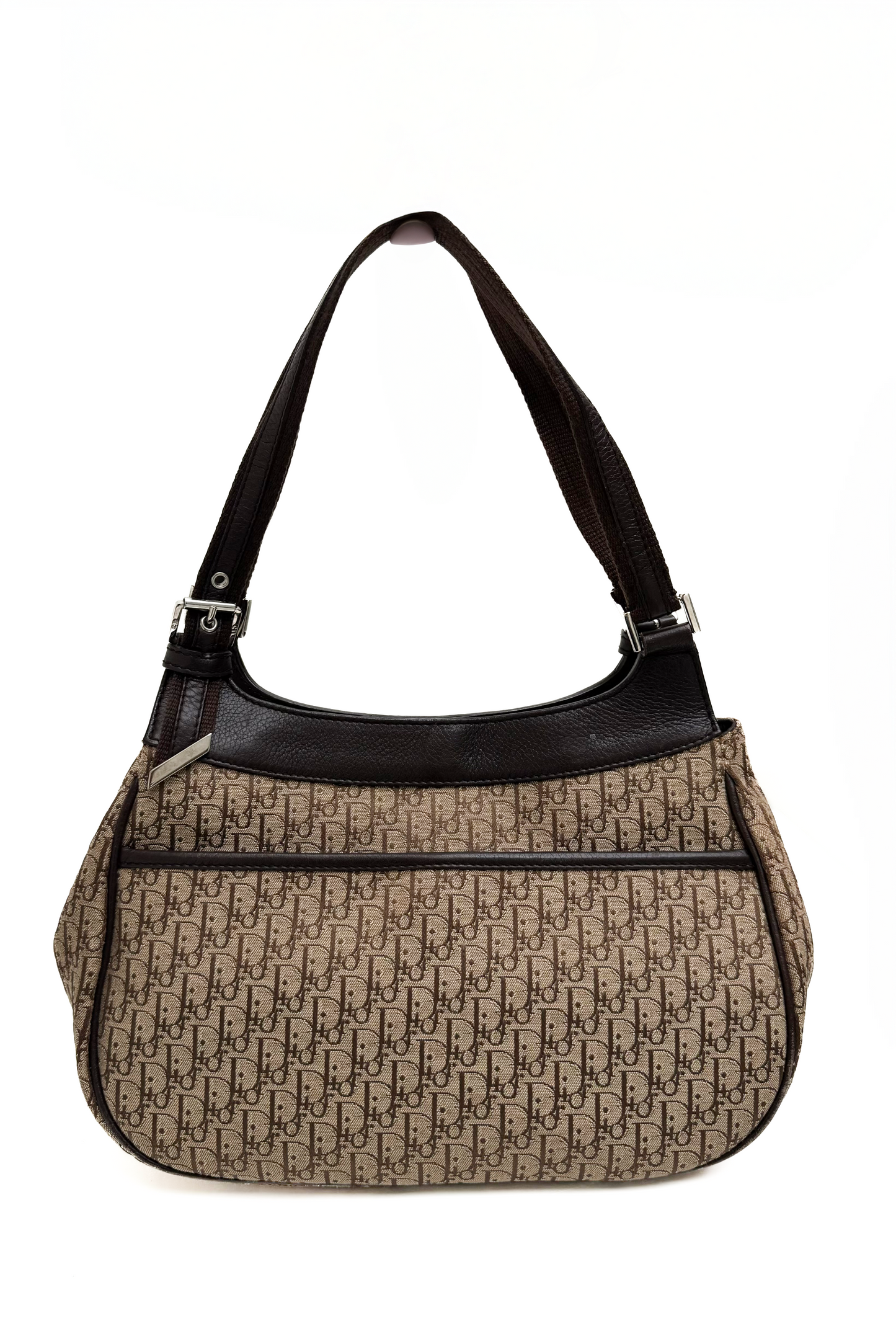 Vintage Brown Street Chic Trotter Double Handle Bag
