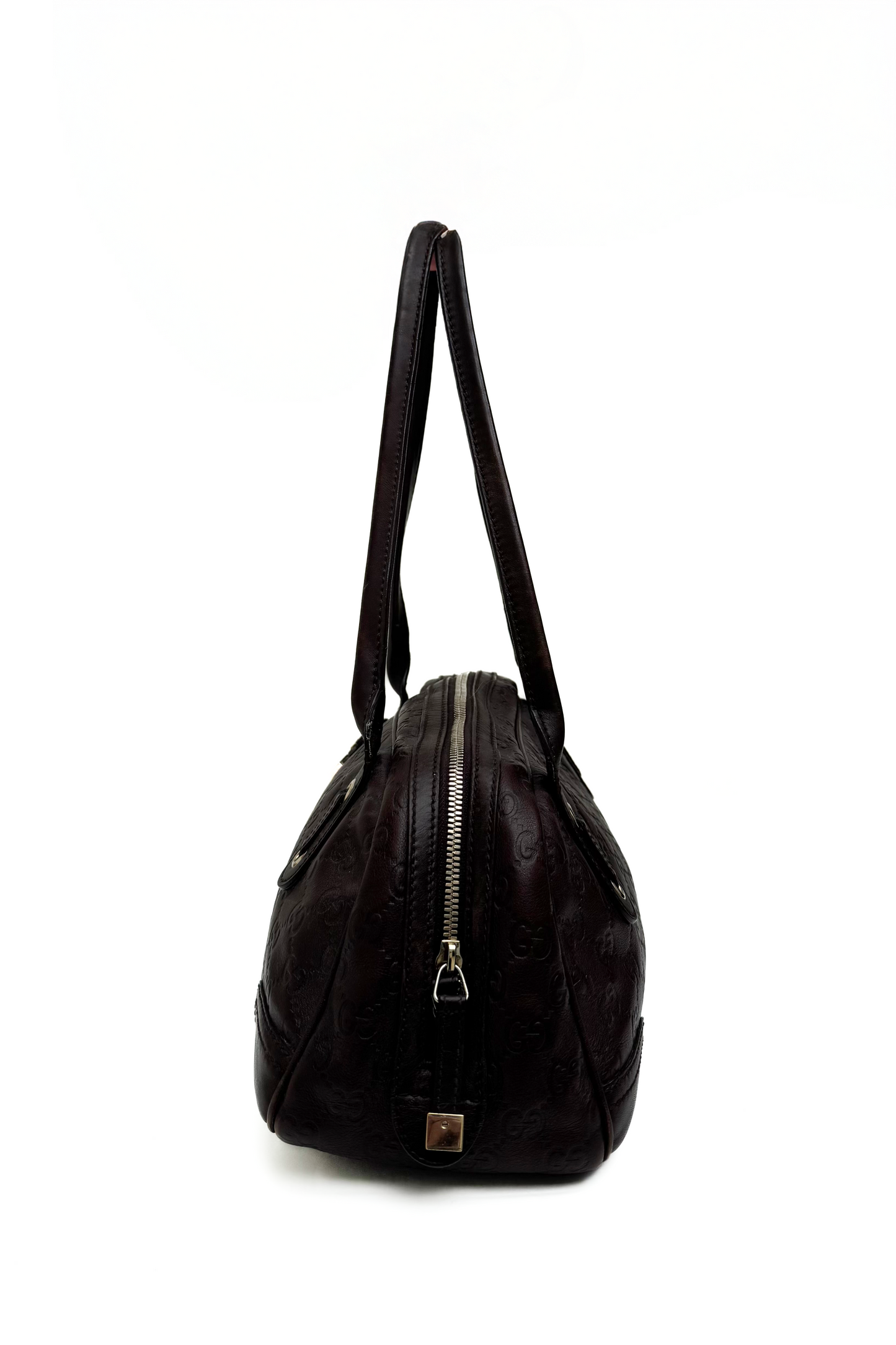 Vintage Chocolate Guccissima Princy Handbag