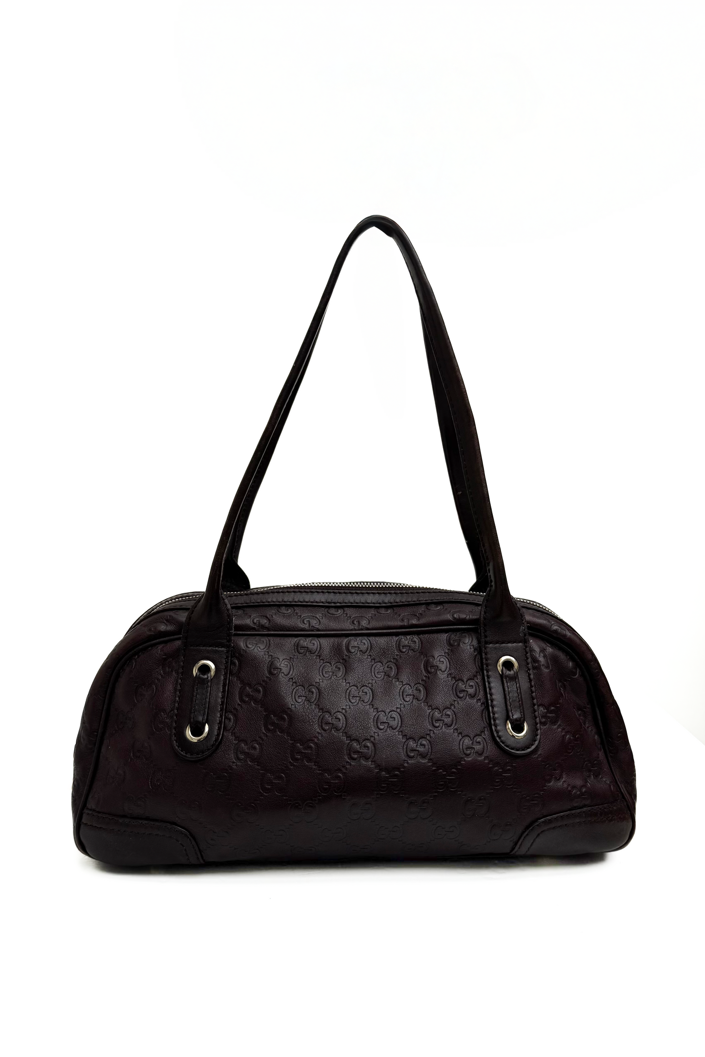 Vintage Chocolate Guccissima Princy Handbag