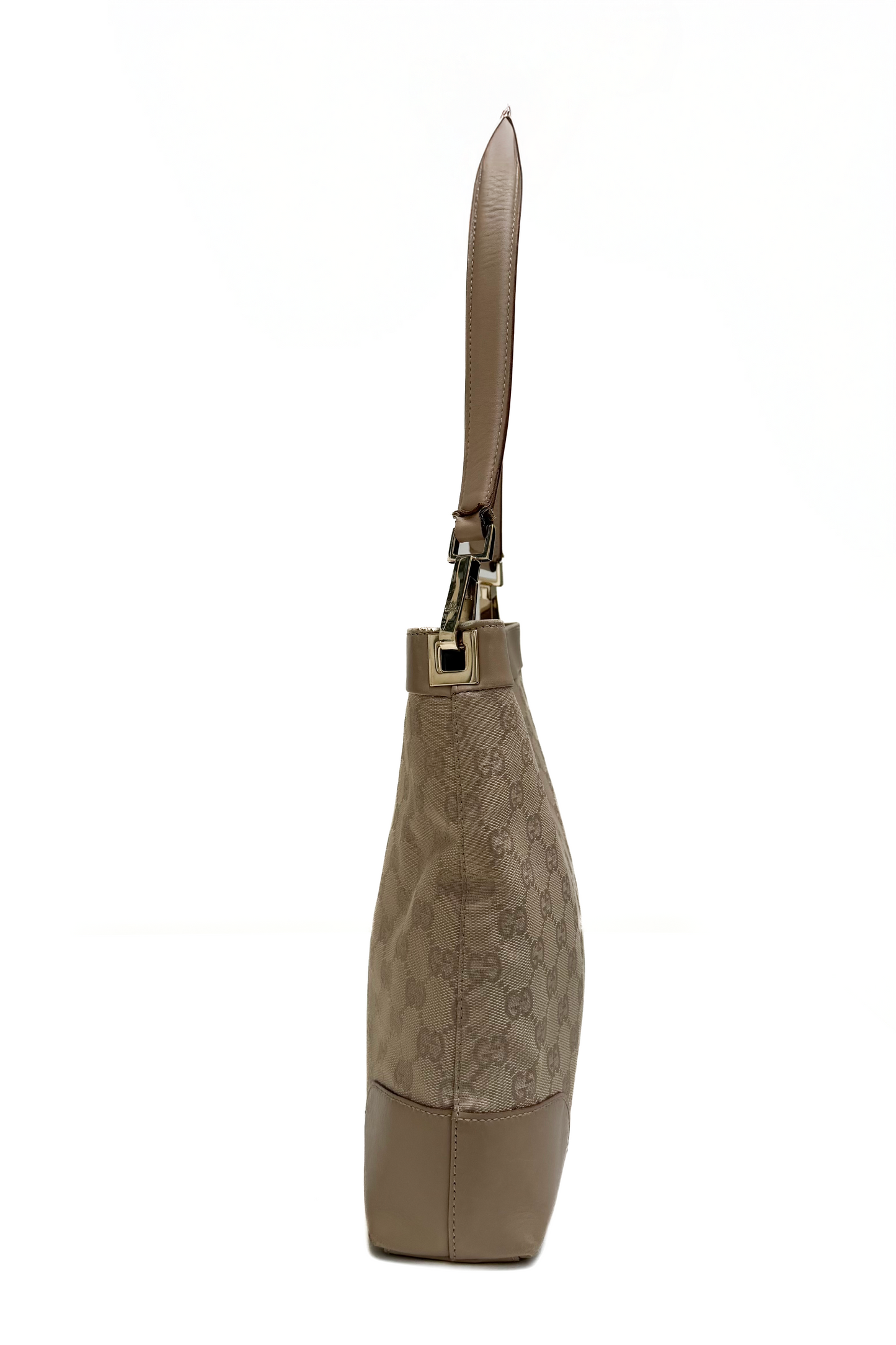 Vintage Sand Monogram Classic Shoulder Bag