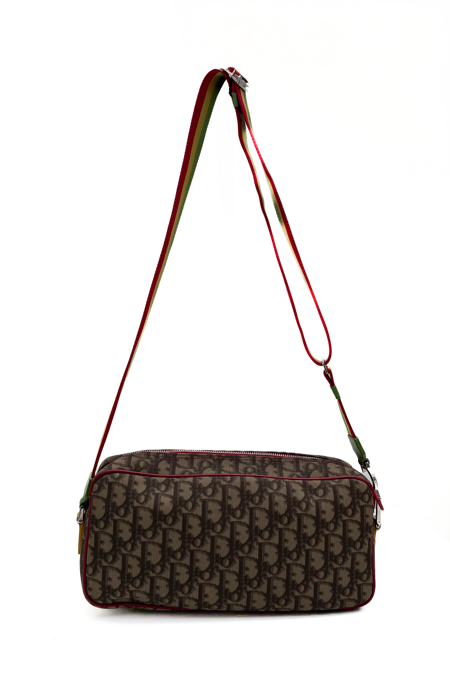 Vintage Rasta Oblique Cross Body Camera Bag