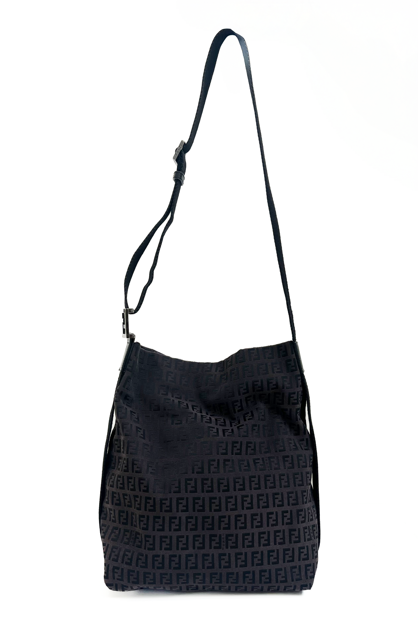 Vintage Chocolate Zucca Crossbody Bag