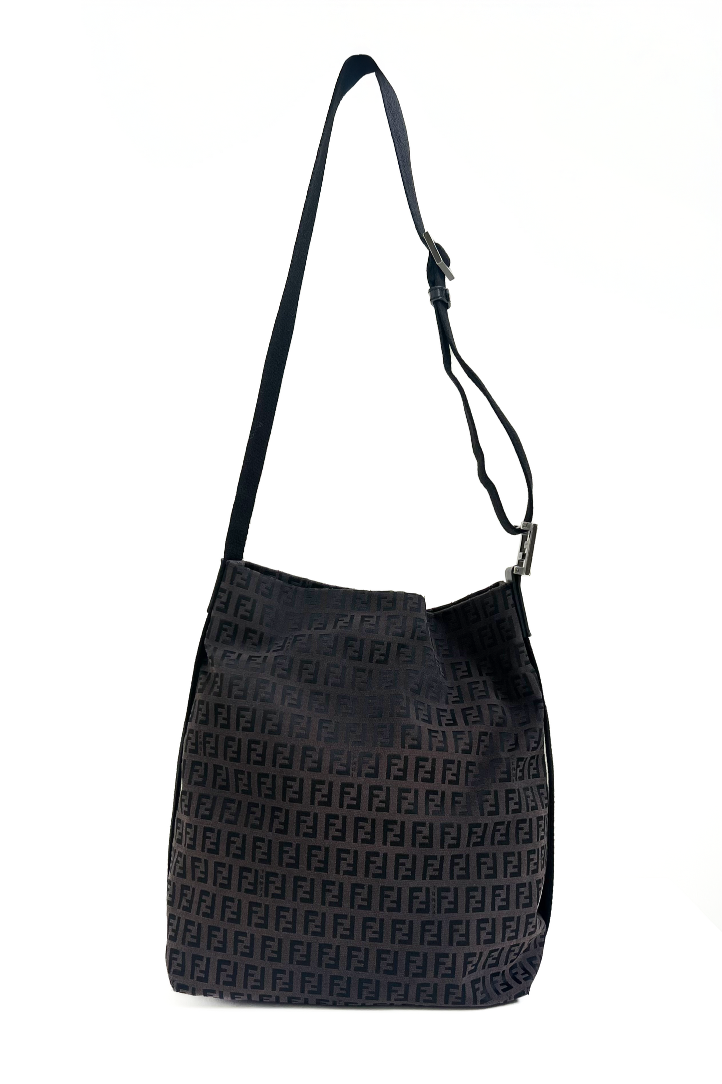 Vintage Chocolate Zucca Crossbody Bag