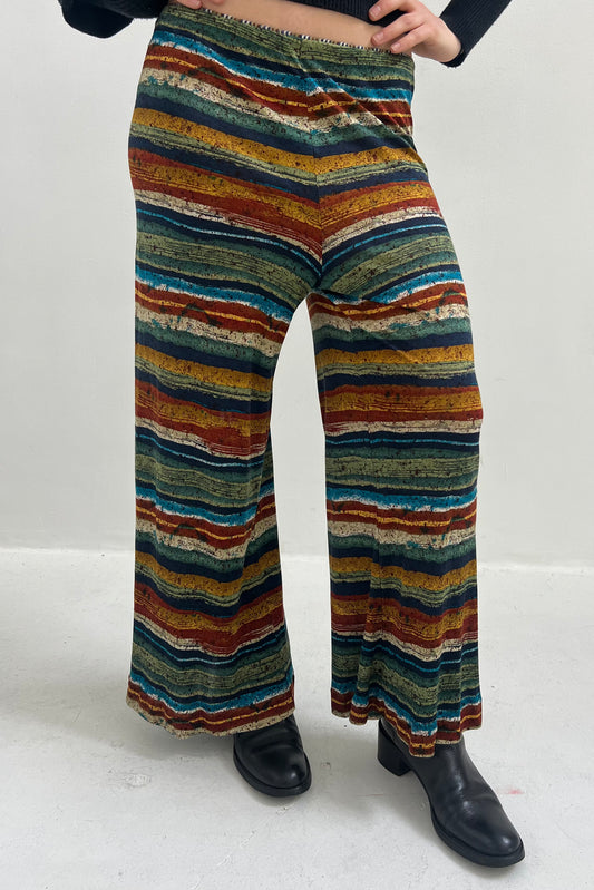 Vintage Loose Striped Pants