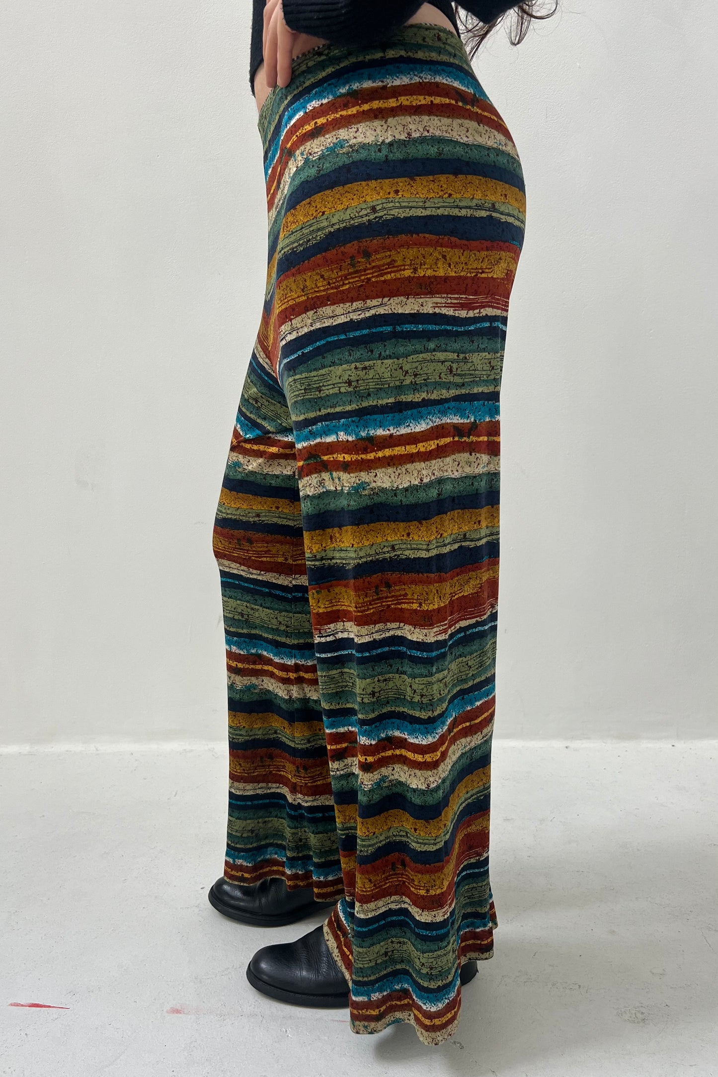 Vintage Loose Striped Pants