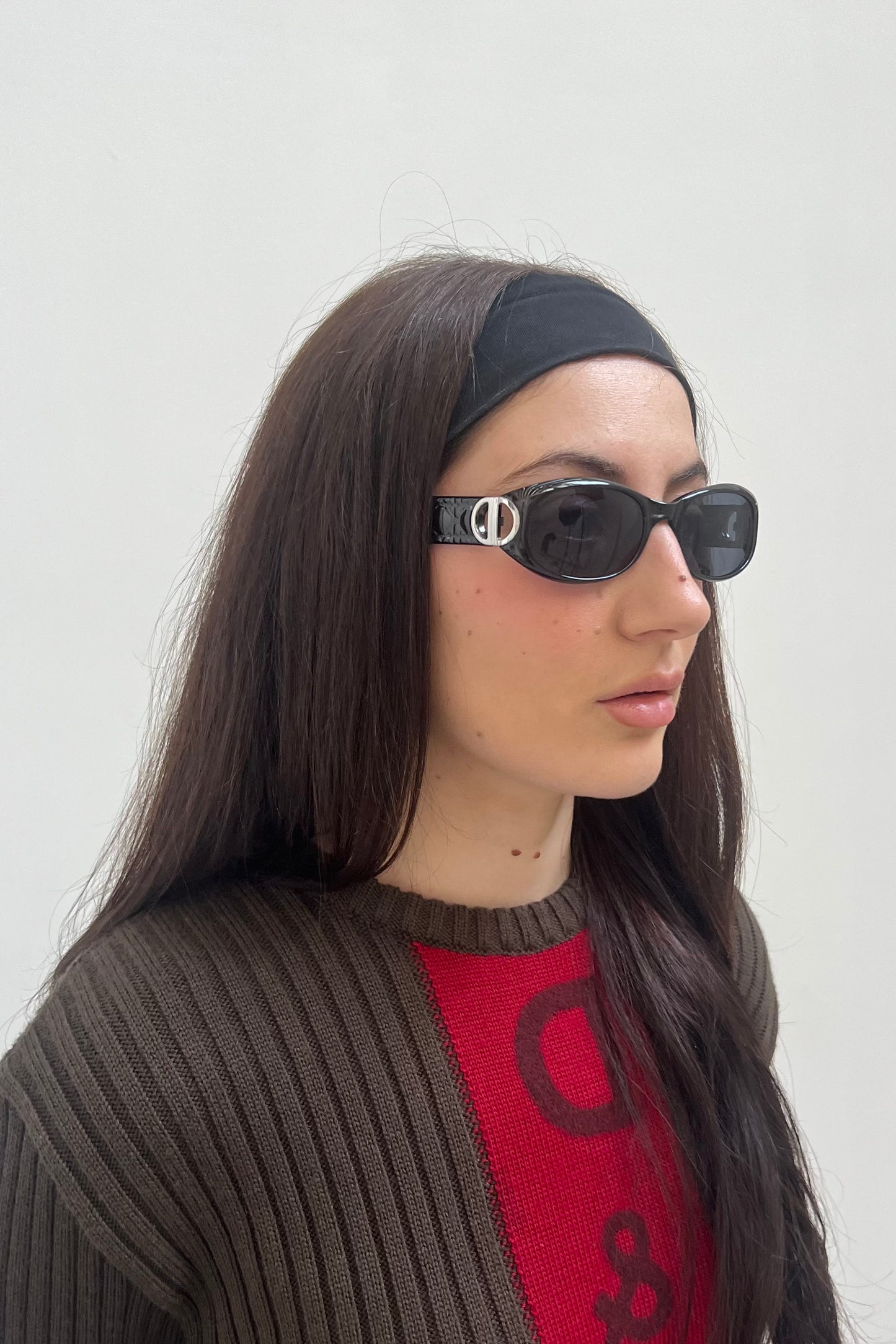 Vintage Dark Green Honeycomb Jety-Set Sunglasses