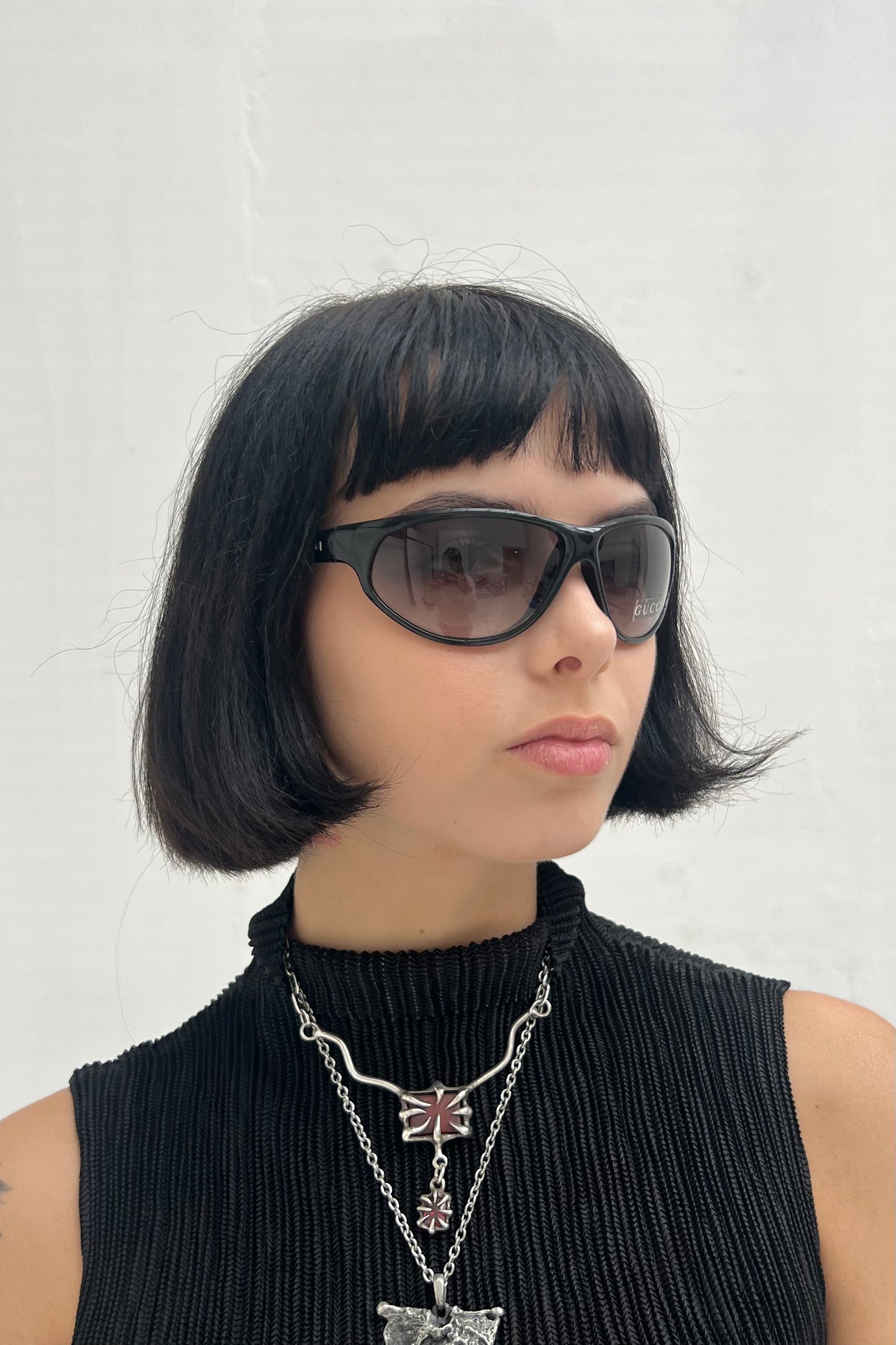 Vintage Black Simple Speedy Sunglasses