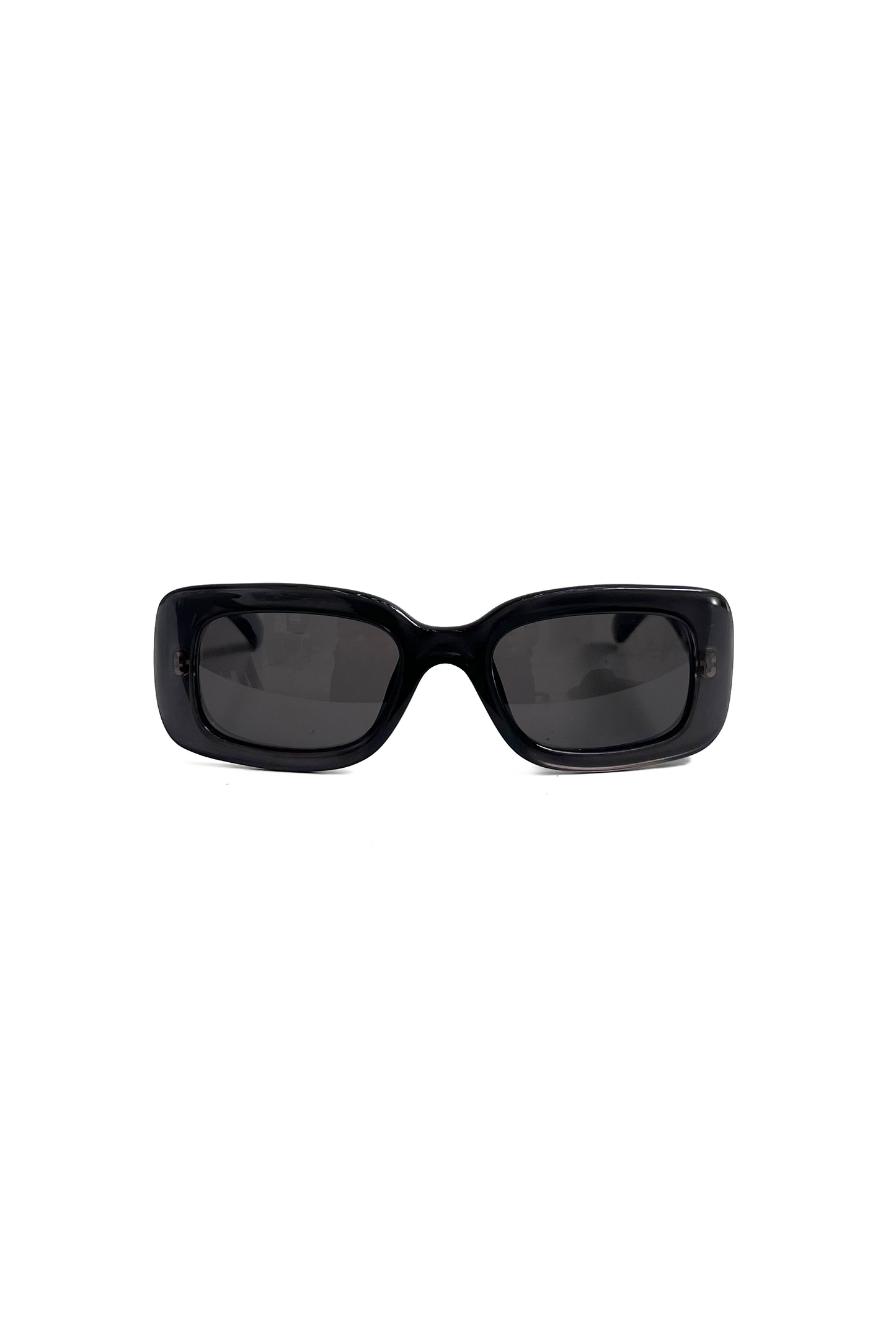 Vintage Antracite Classic 90s Rectangular Sunglasses