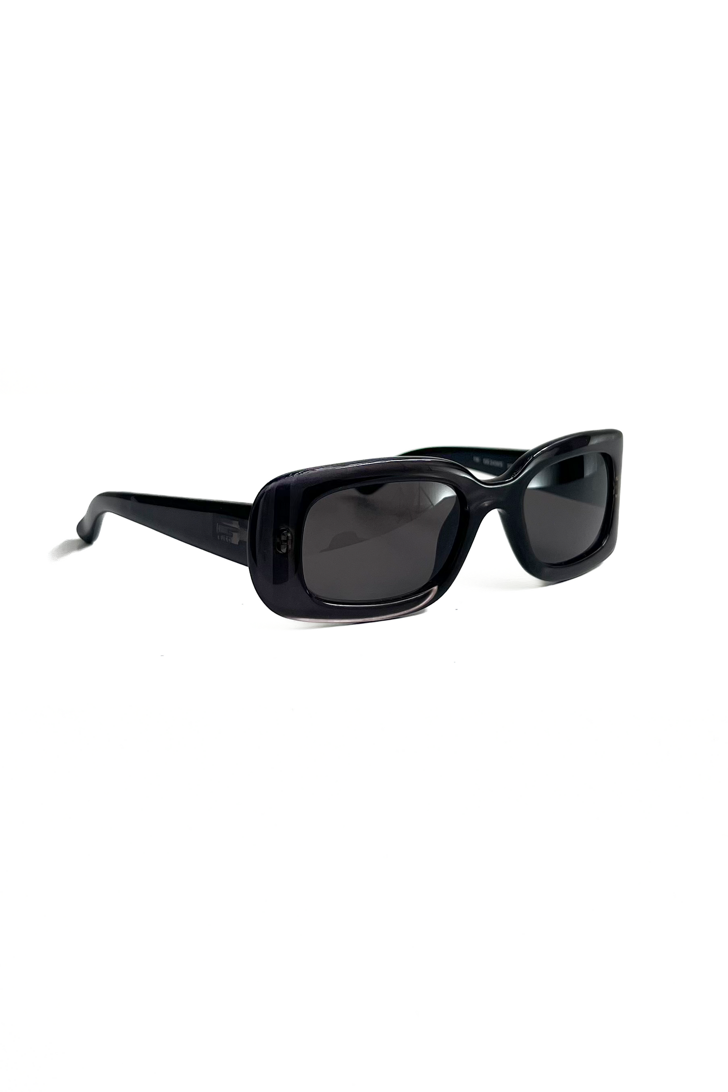 Vintage Antracite Classic 90s Rectangular Sunglasses