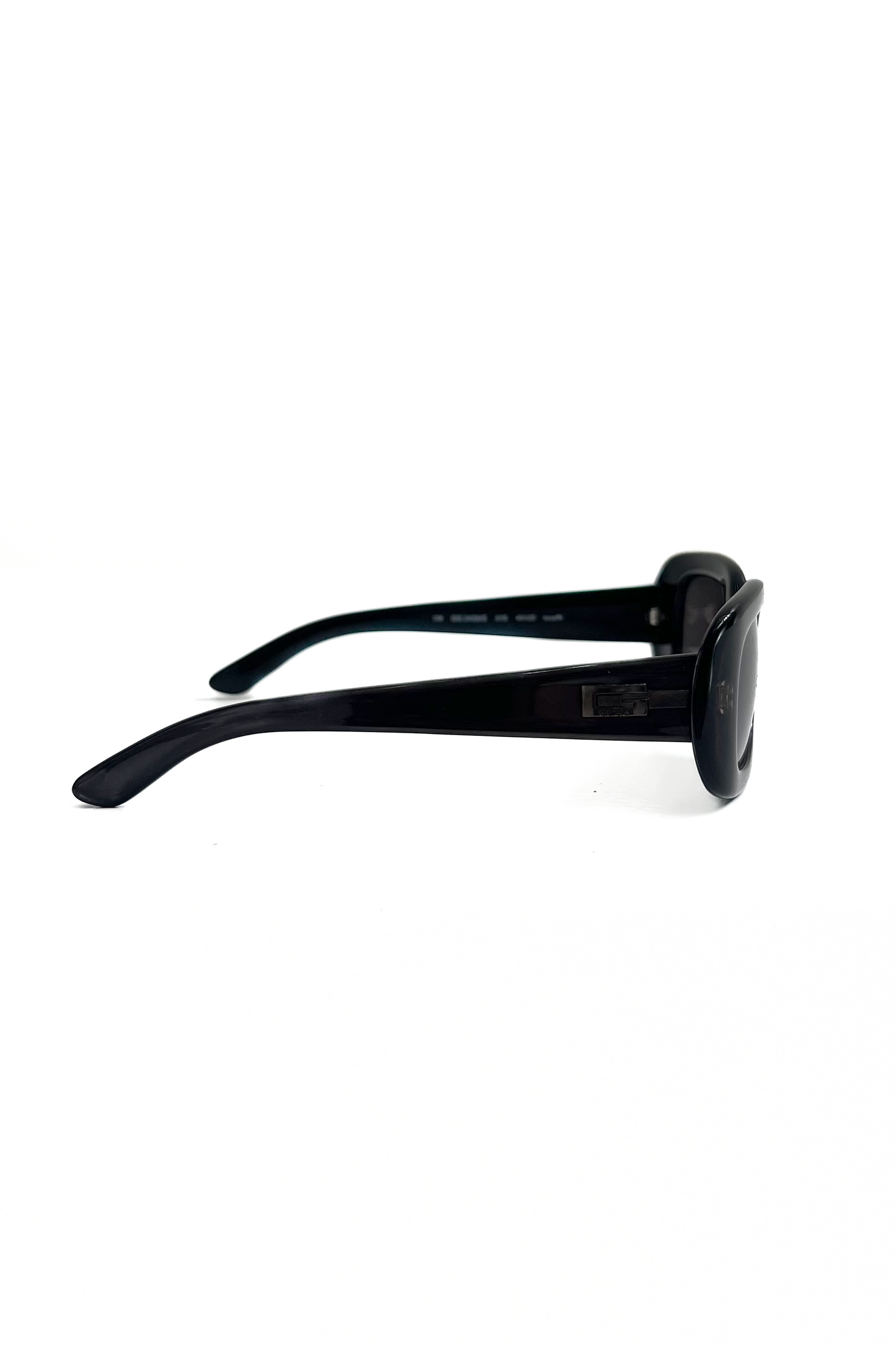 Vintage Antracite Classic 90s Rectangular Sunglasses