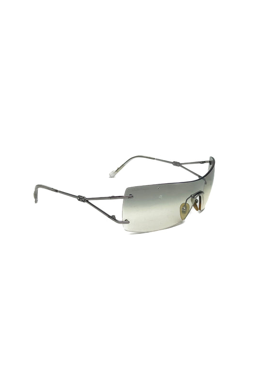 Vintage Transparent Mask Sunglasses