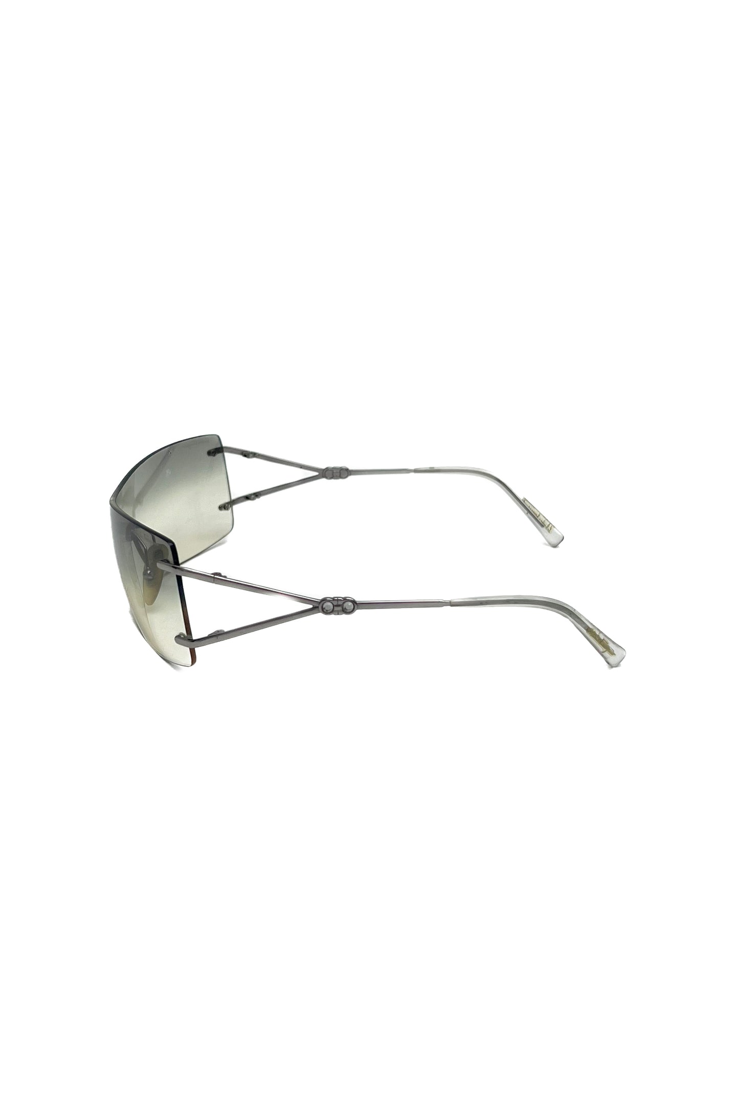 Vintage Transparent Mask Sunglasses