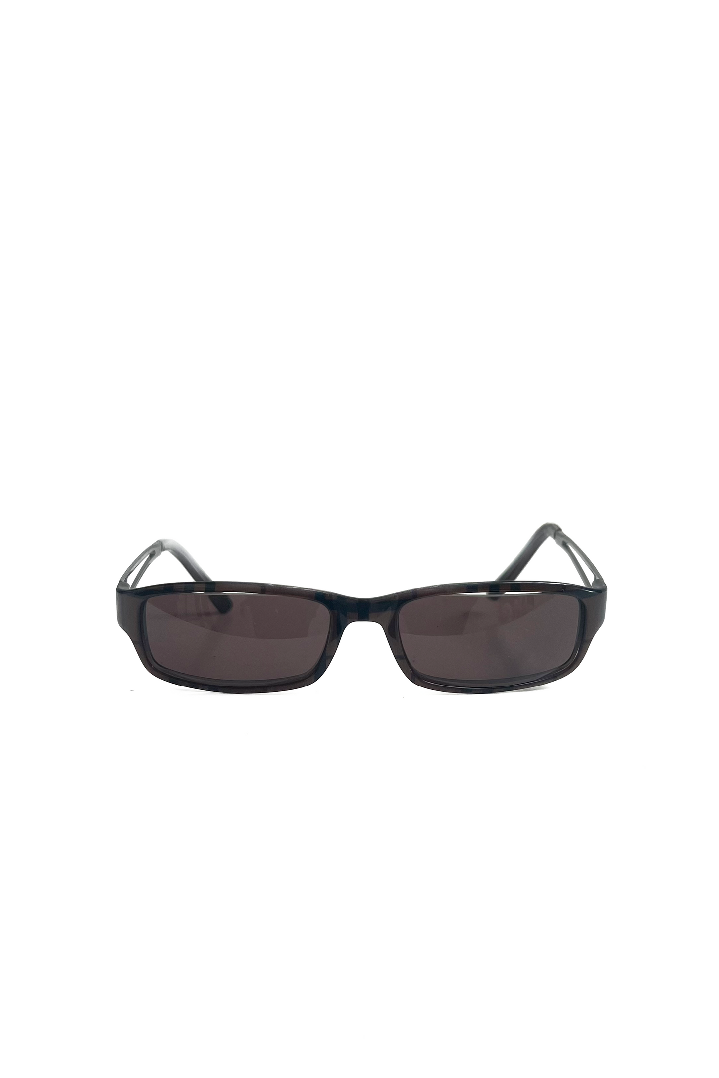 Vintage Chocolate Checked Tiny Sunglasses