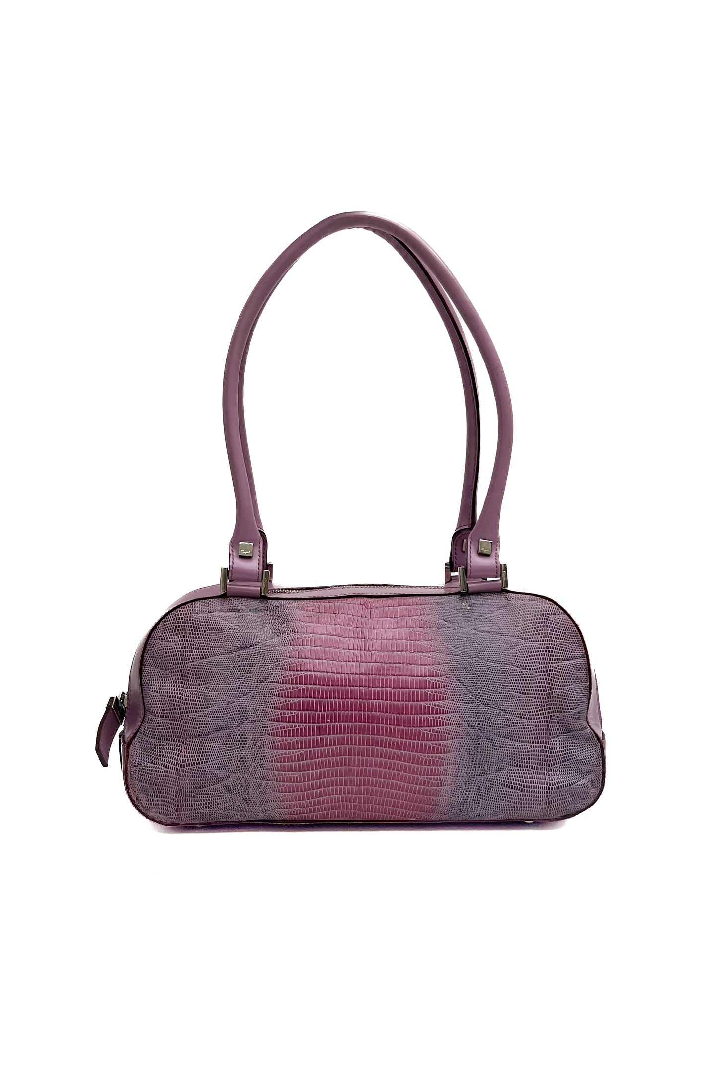 Vintage Pink Lizzard Shoulder Bag