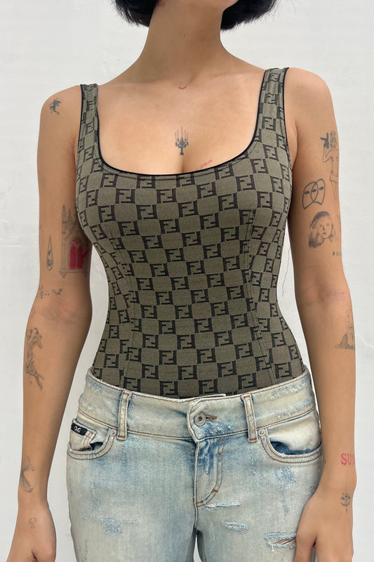 Vintage Brown Logo Body