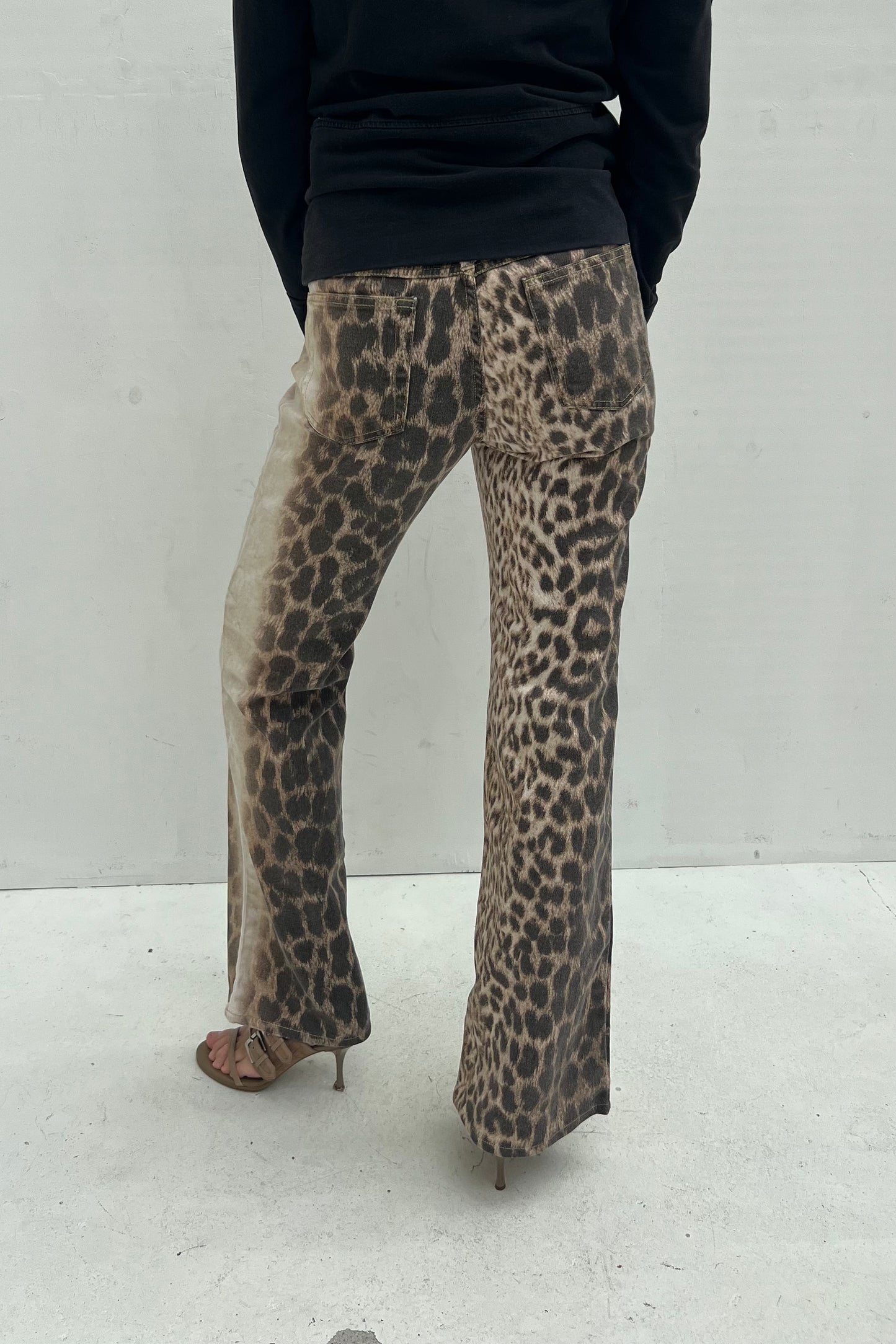 Vintage Leopard & Cream Pants