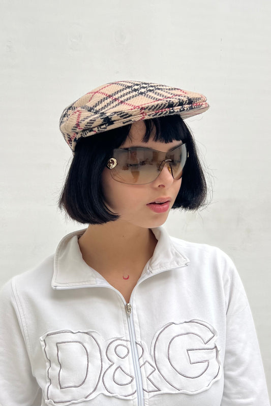 Vintage Nova Check Flat Cap