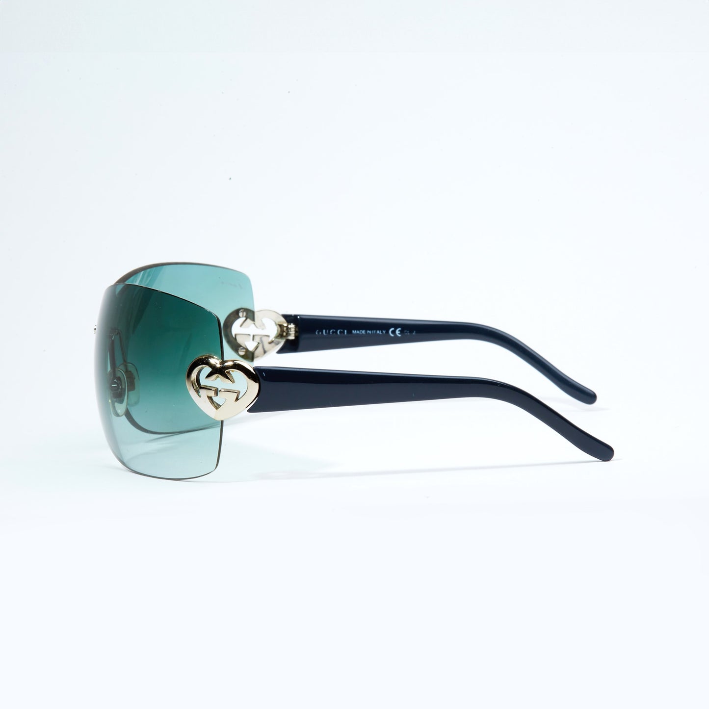 Vintage Gucci Interlocking Heart Sunglasses