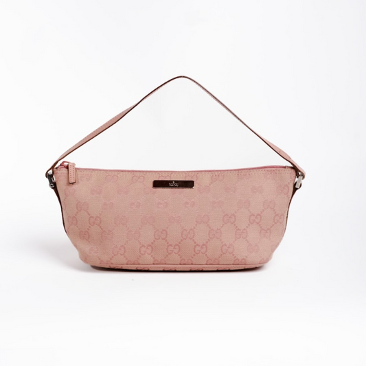 Vintage Dusty Pink Details Mono Boat Pochette