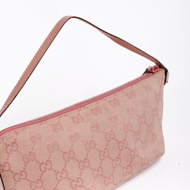 Vintage Dusty Pink Details Mono Boat Pochette