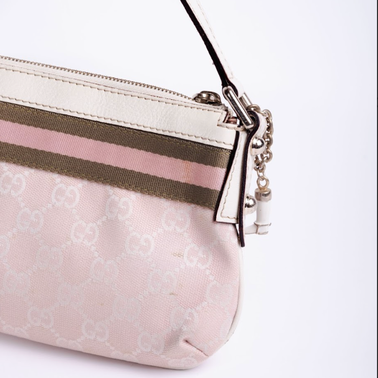 Vintage Dusty Pink Mono Shoulder Bag