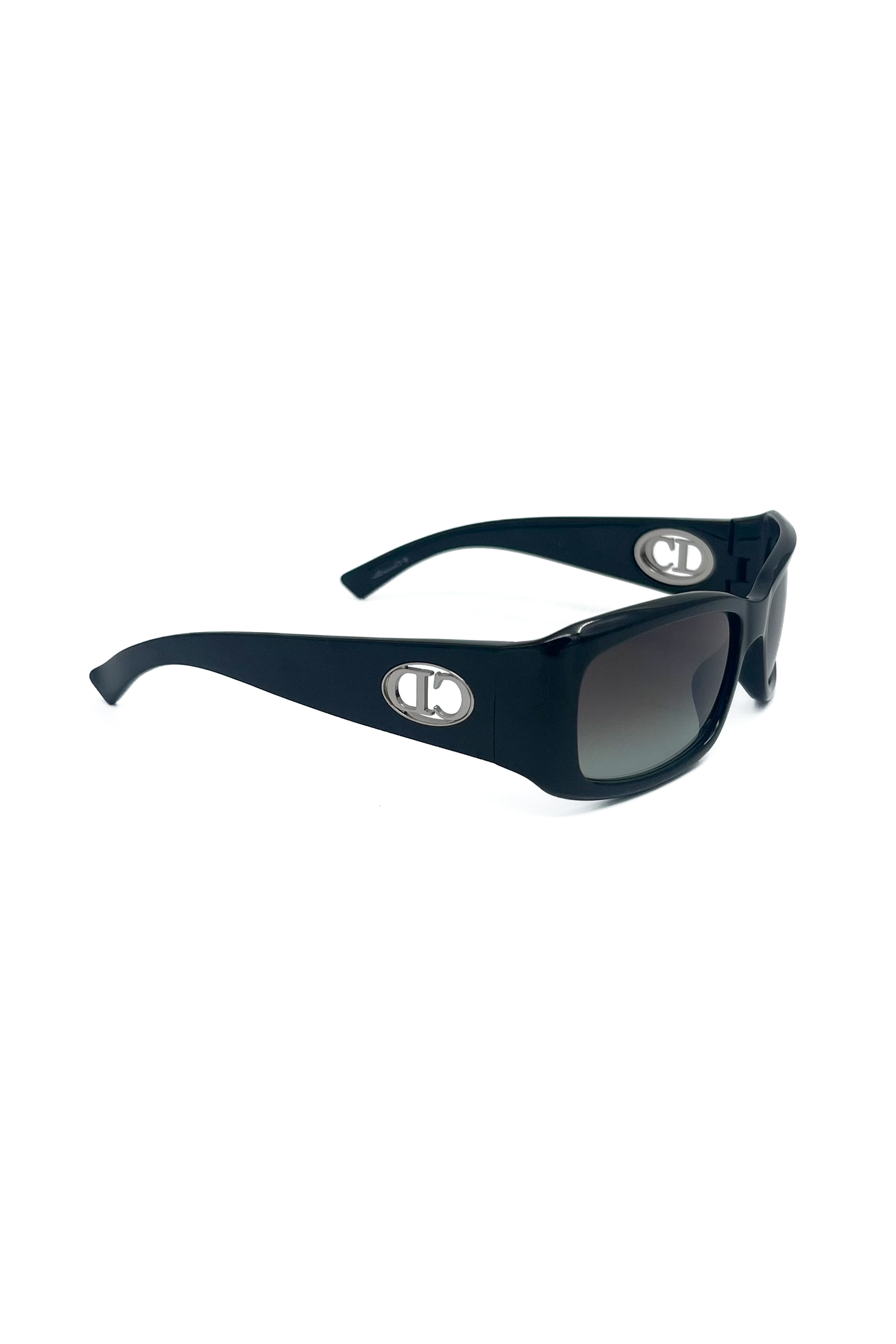 Vintage Black & Silver CD Flavour 2 Sunglasses