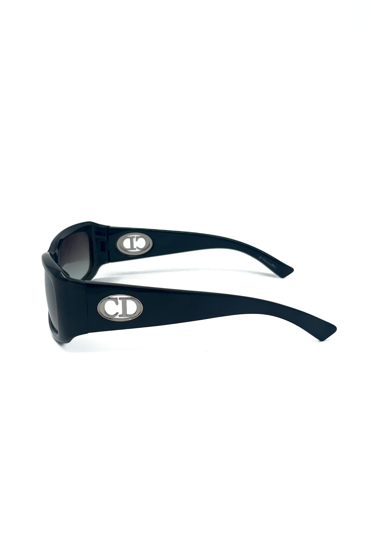 Vintage Black & Silver CD Flavour 2 Sunglasses