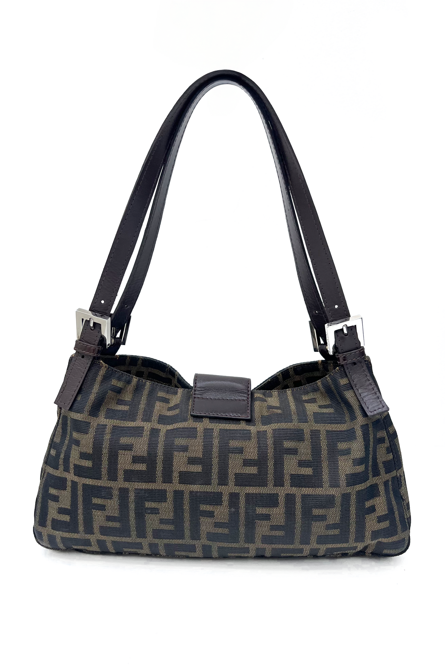 Vintage Classic Zucca Double Handle Baguette Bag